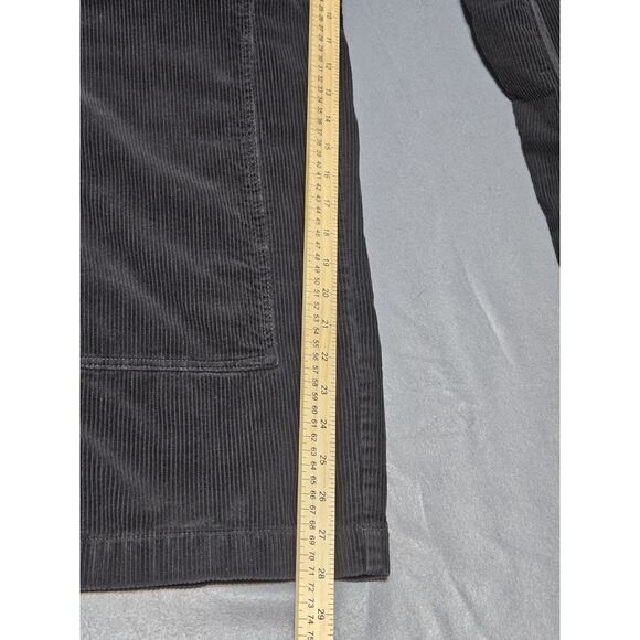 No Boundaries Pants Mens 34x31 Black Corduroy Double Knee Carpenter Baggy Skater - Picture 7 of 8